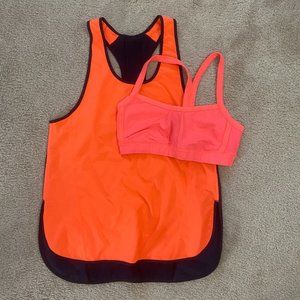 SET Lululemon Pump It Up Tank and Bra
